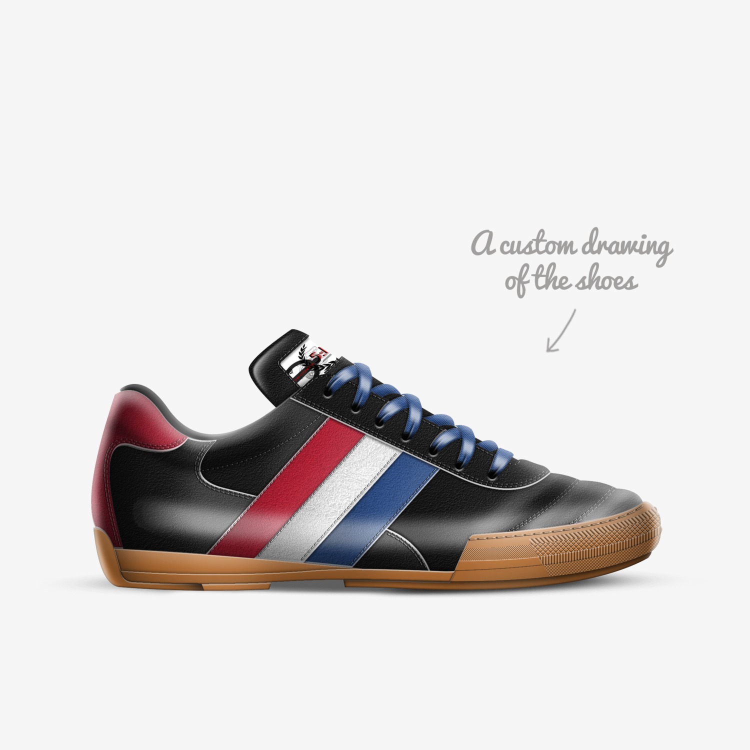 5:15 custom made in Italy shoes by Kevin Marron | Sketch view
