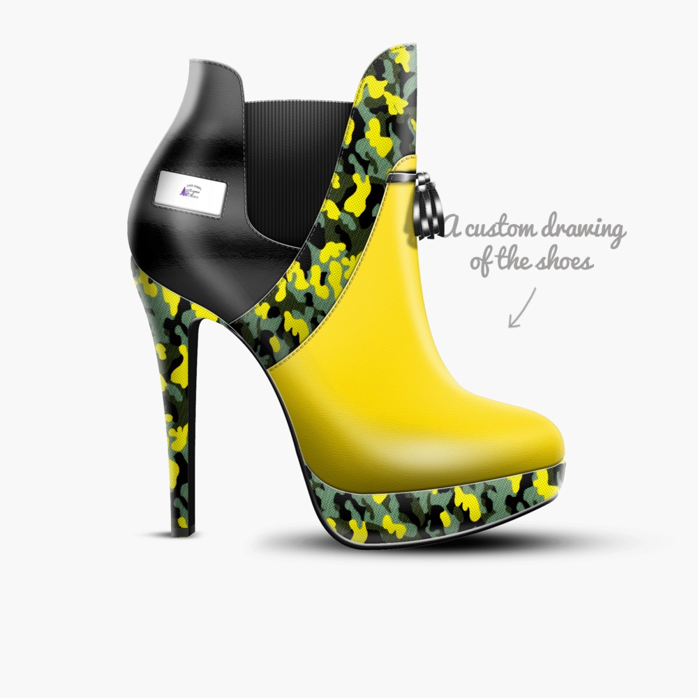 sexy girl fashion limited edition shoe sexy girl fashion artisan made in Italy shoes by Sher-vawn Robinson