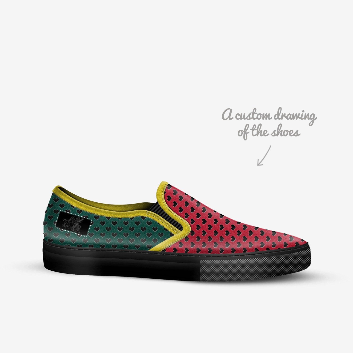 YATIN BOOTS custom made in Italy shoes by Alisun Rocks | Sketch view