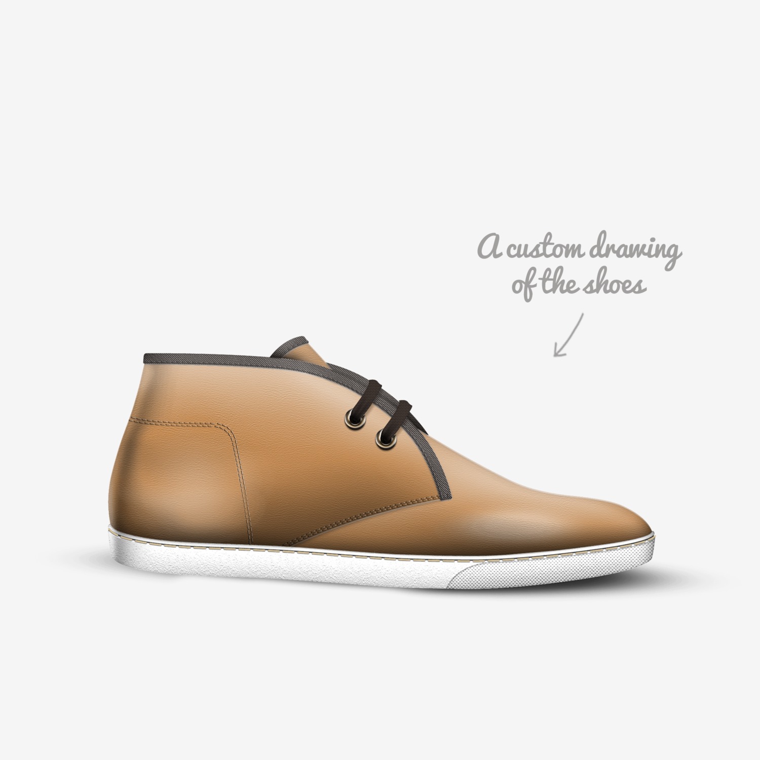 AXUM Toulouse  custom made in Italy shoes by Jermaine Bennett | Sketch view
