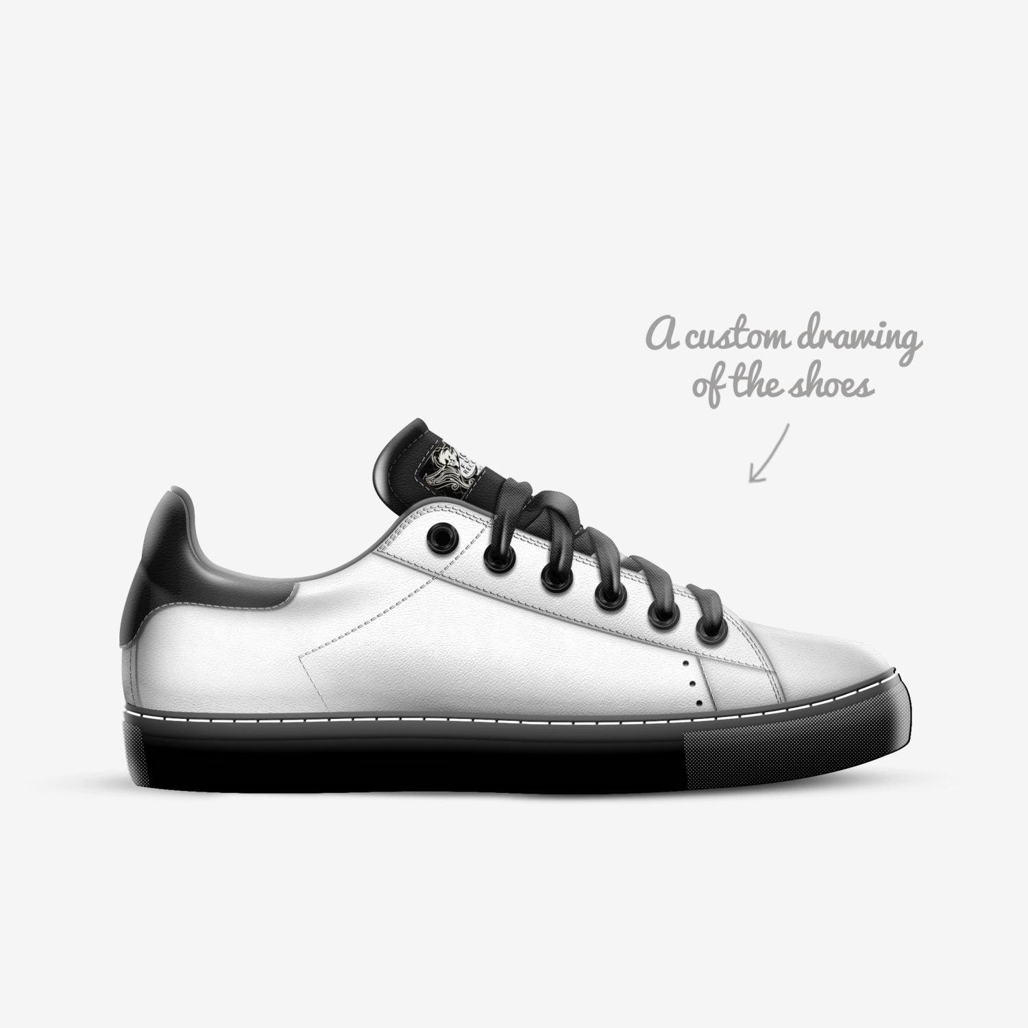 Top Fueler 2021 custom made in Italy shoes by Top Fuel Wear | Sketch view