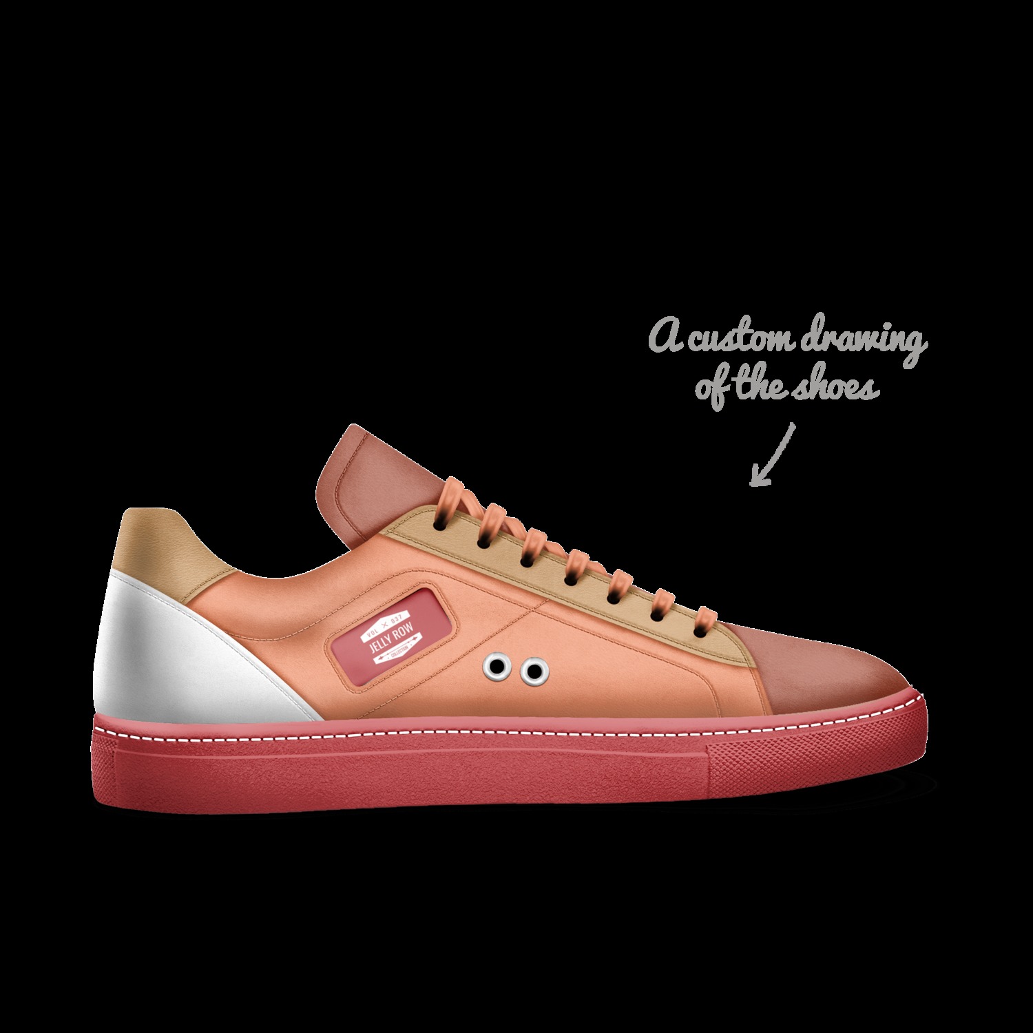 JELLY ROW A Custom Shoe concept by Rukiya Miller