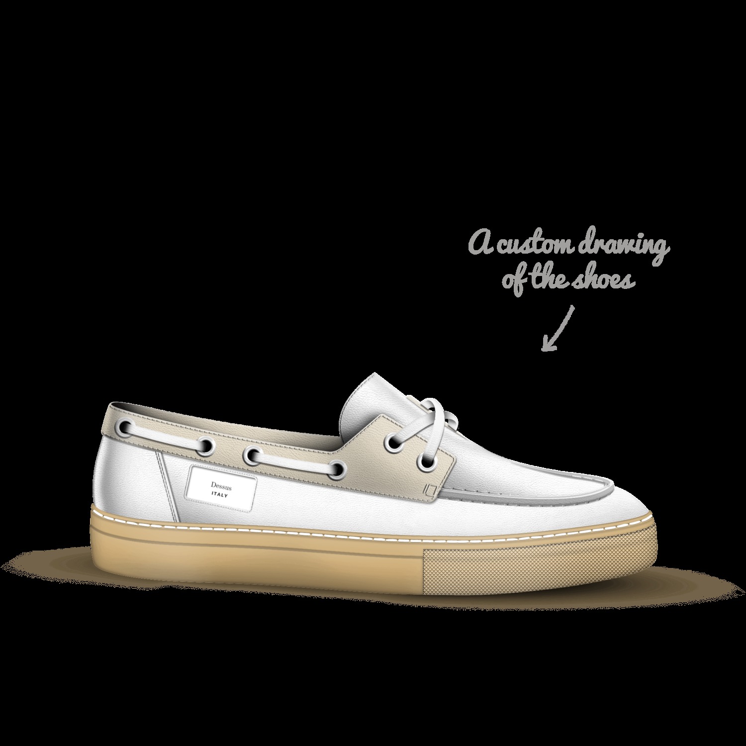Custom made boat shoes hot sale