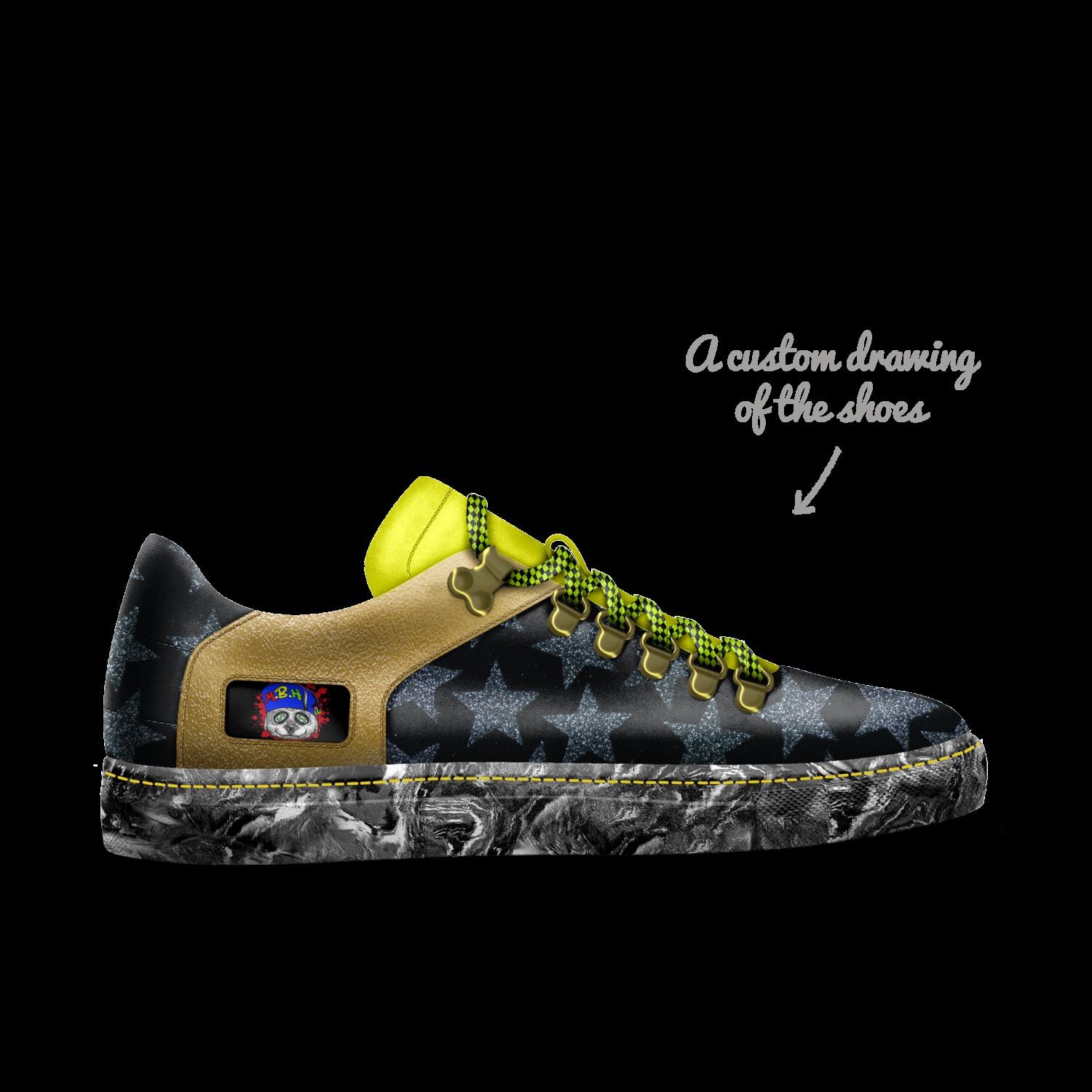 Money Bag Hustler A Custom Shoe concept by Ramadan Campbell bey