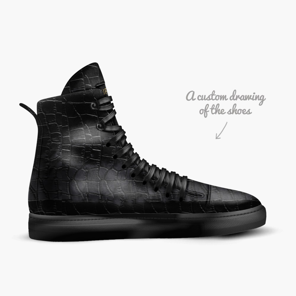NuVesey Black artisan made in Italy shoes by Doron Jamil