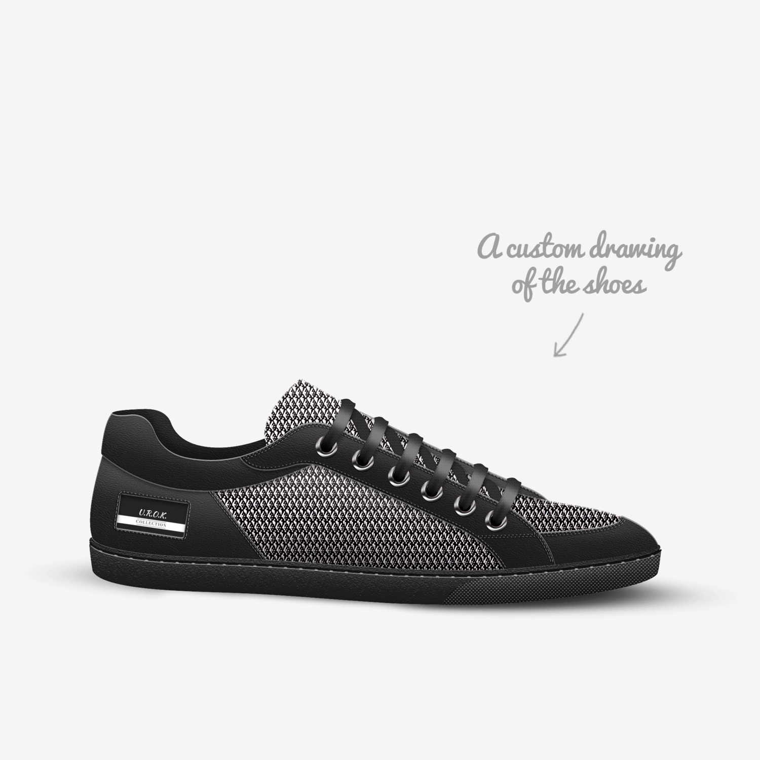 PILLAR custom made in Italy shoes by Joseph Pillar | Sketch view