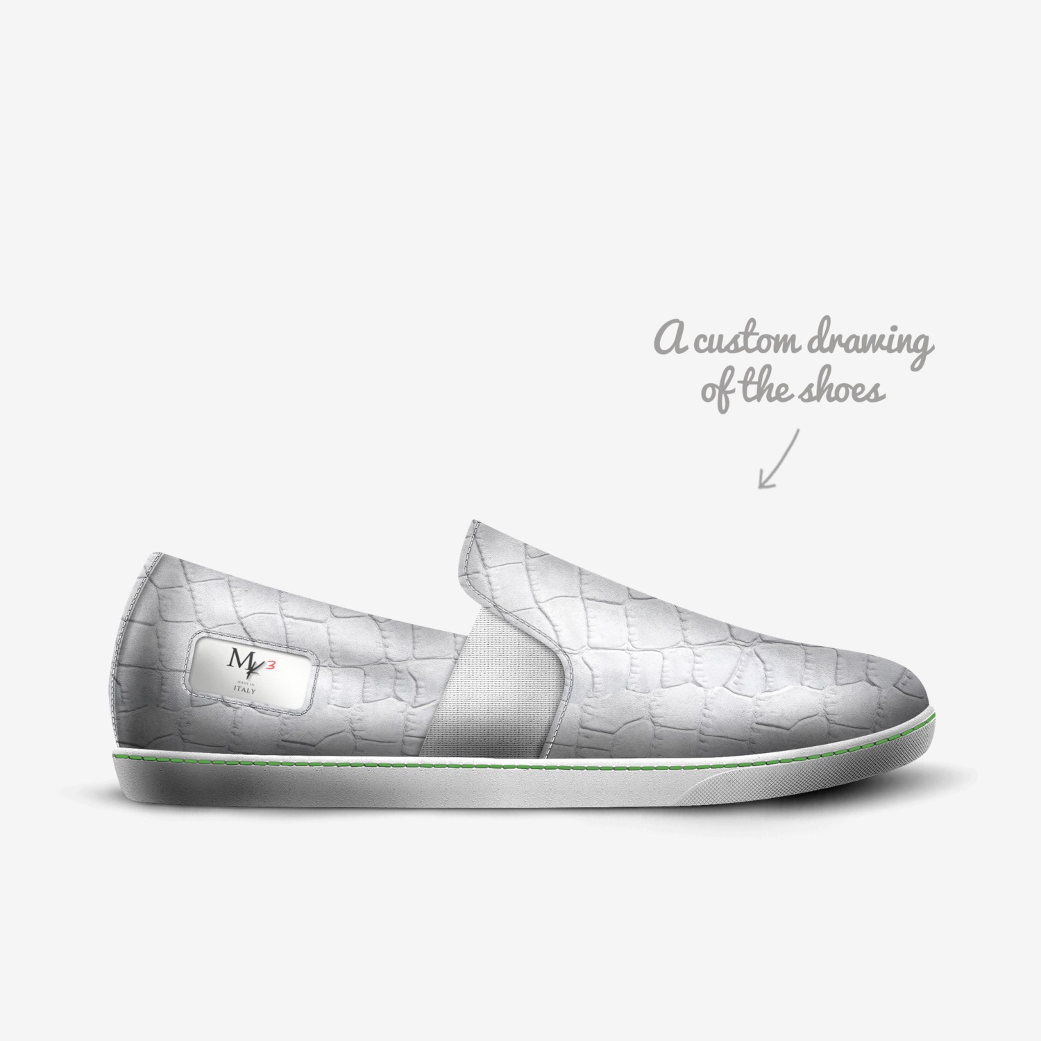 ACCORTO custom made in Italy shoes by Conrad Campbell | Sketch view