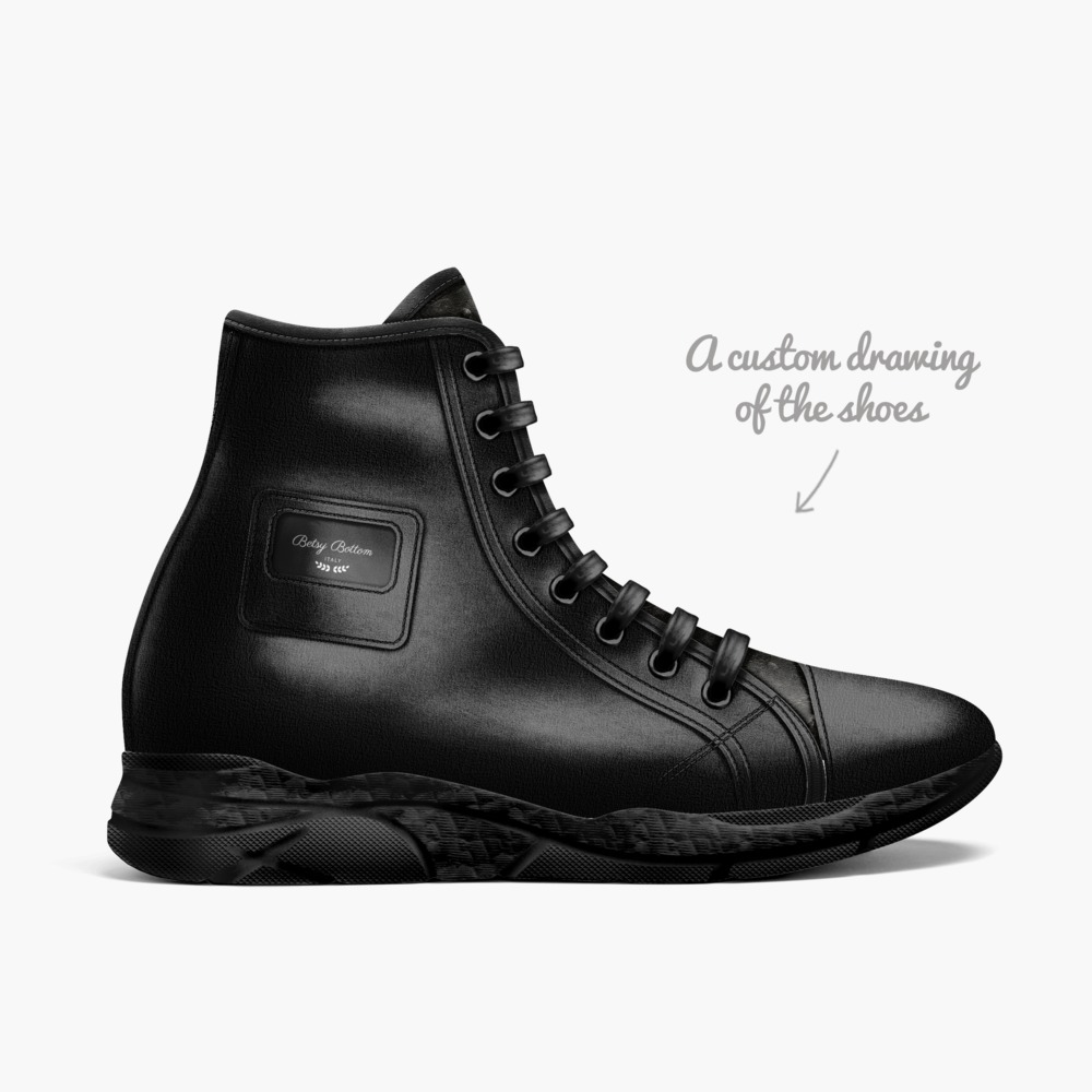 Betsy Bottom BP limited edition shoe Betsy Bottom BP artisan made in Italy shoes by Travorius Jones