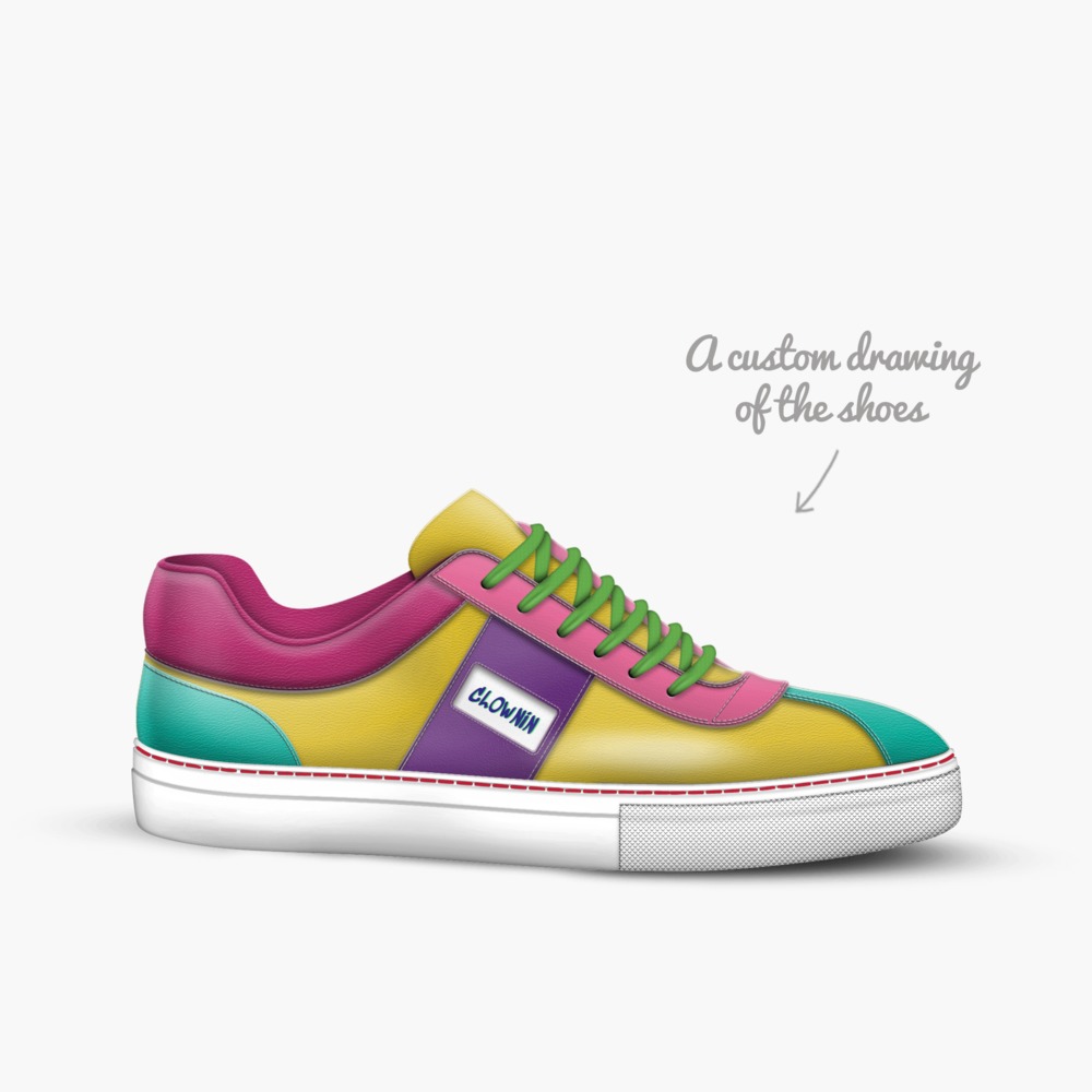 Clownin artisan made in Italy shoes by Shaneika Jacobs