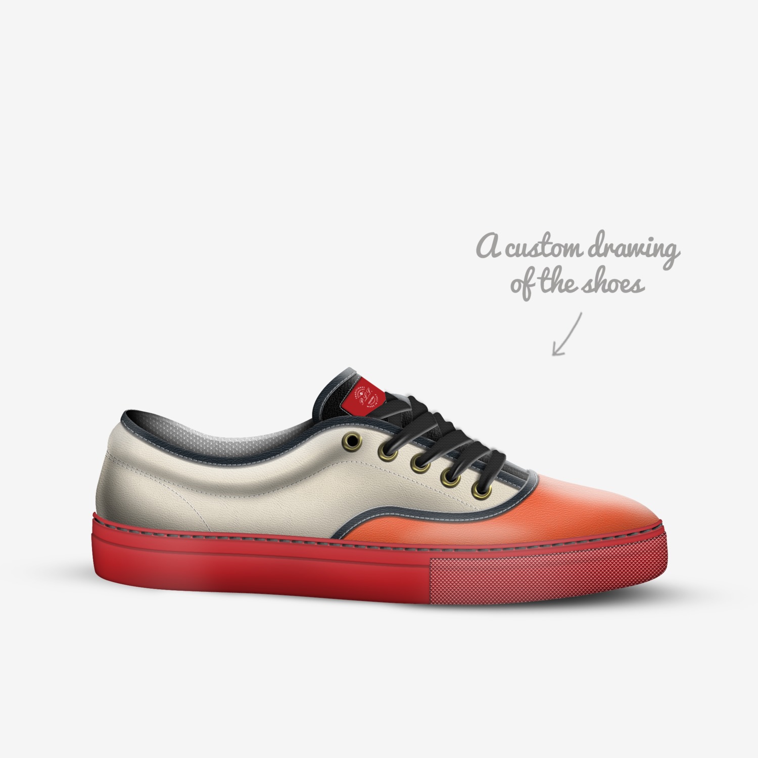 P.L.S. custom made in Italy shoes by Derrell Alves | Sketch view