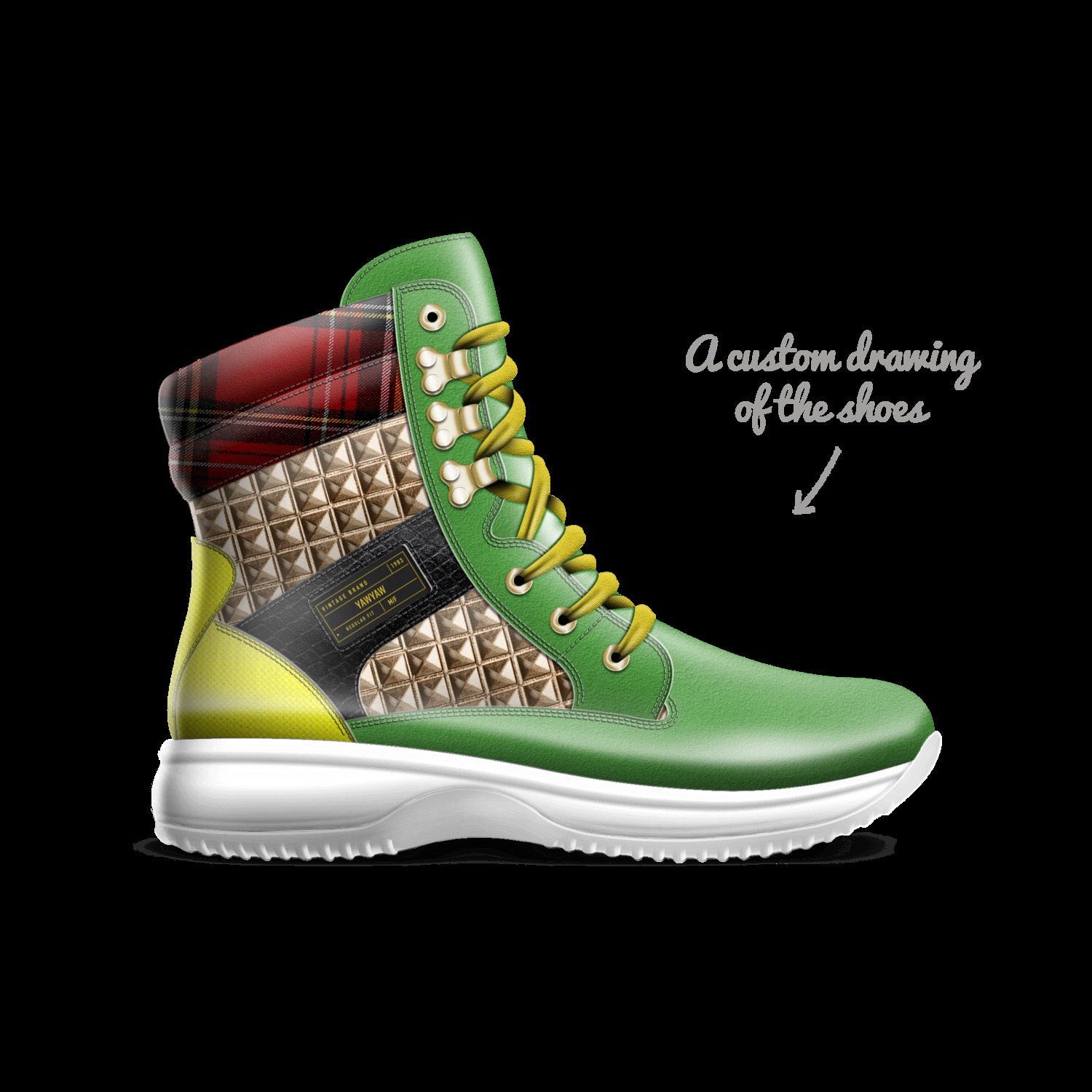 YawYaw A Custom Shoe concept by Haus Of Poochie