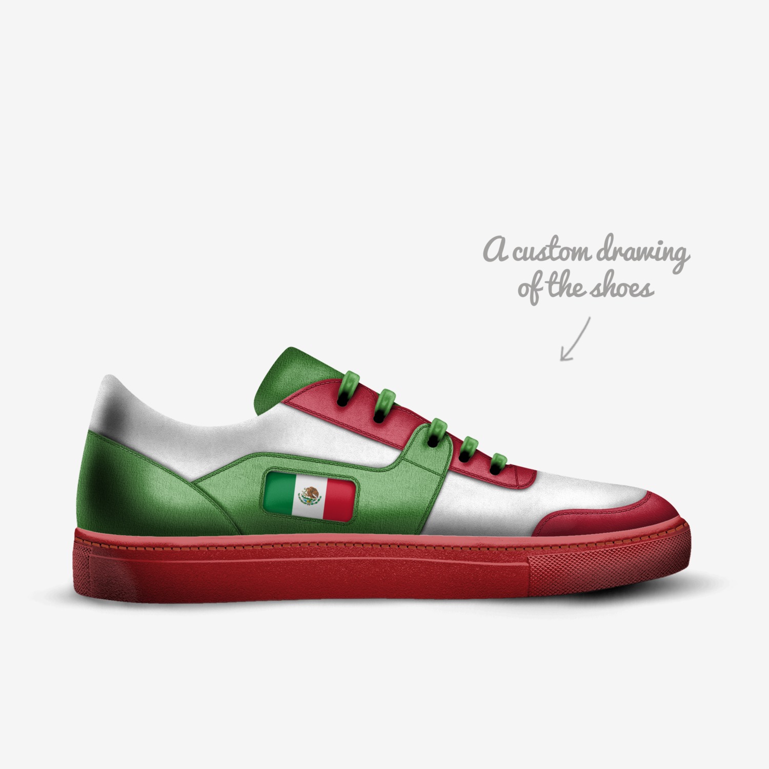 O.G.1 Orgullo custom made in Italy shoes by K Walter Adams I | Sketch view