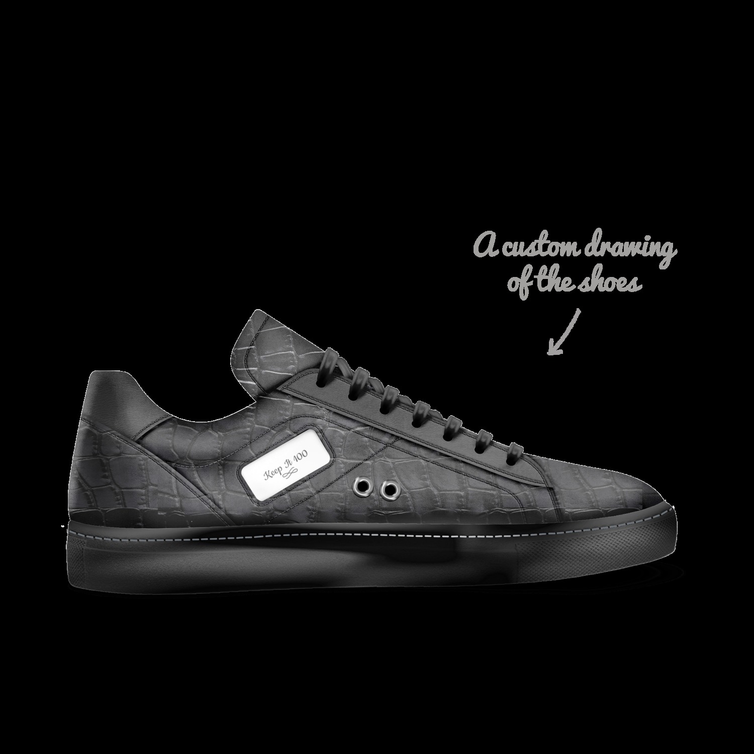Custom shoes under best sale 100