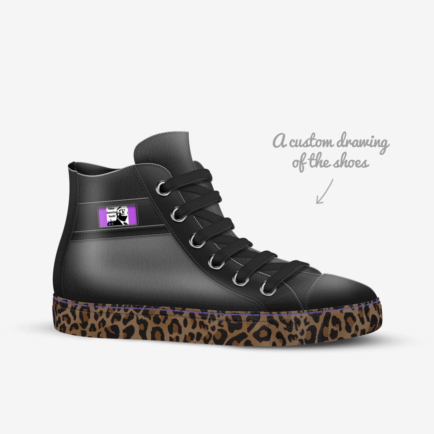BASED custom made in Italy shoes by Cecelia Mondoc | Sketch view