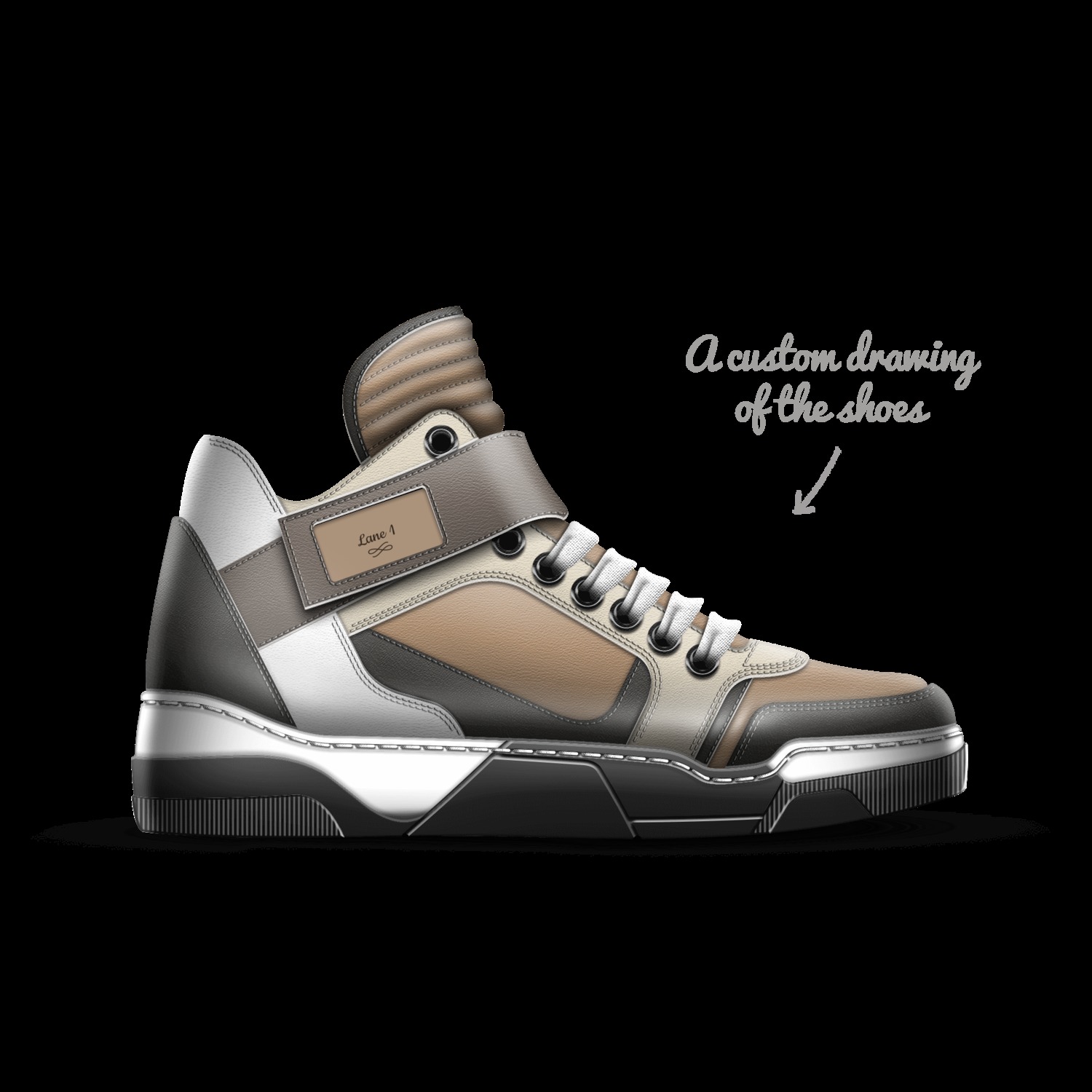 LANE1 A Custom Shoe concept by Amira dior Traynham Artis
