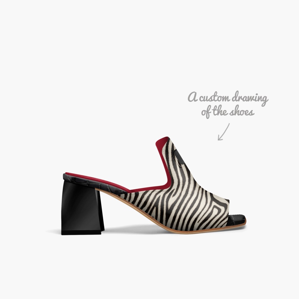 ZUBI QUEEN Z limited edition shoe ZUBI QUEEN Z artisan made in Italy shoes by Carlos Zubizarreta