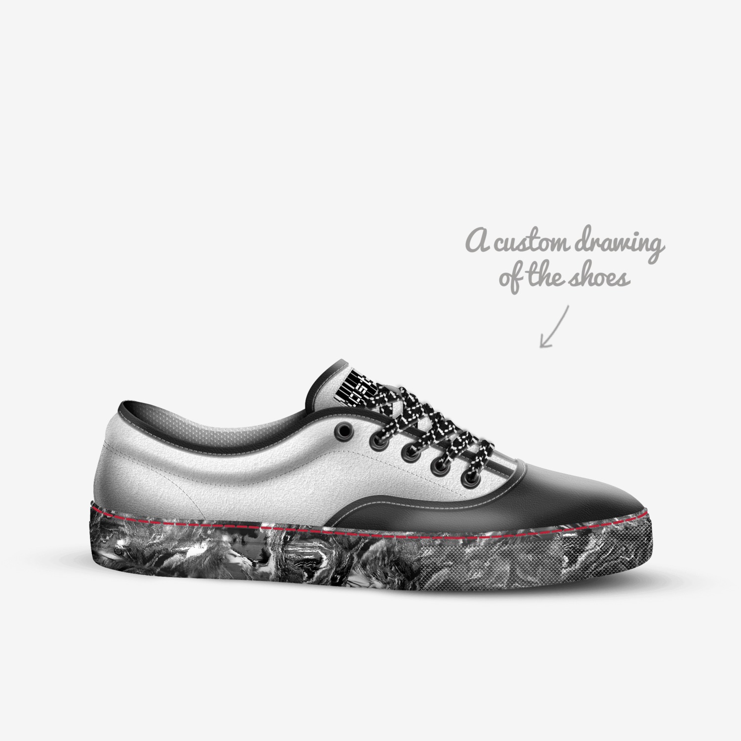 Tosti custom made in Italy shoes by James Tosti | Sketch view