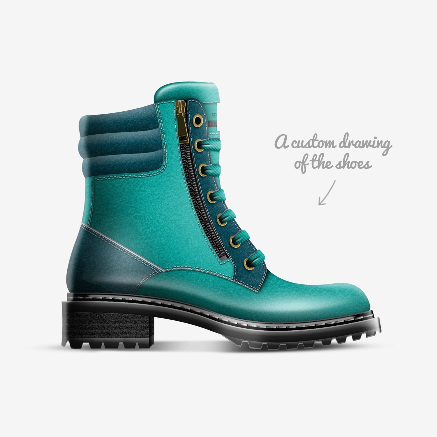 BEMMi custom made in Italy shoes by Horace Graham | Sketch view