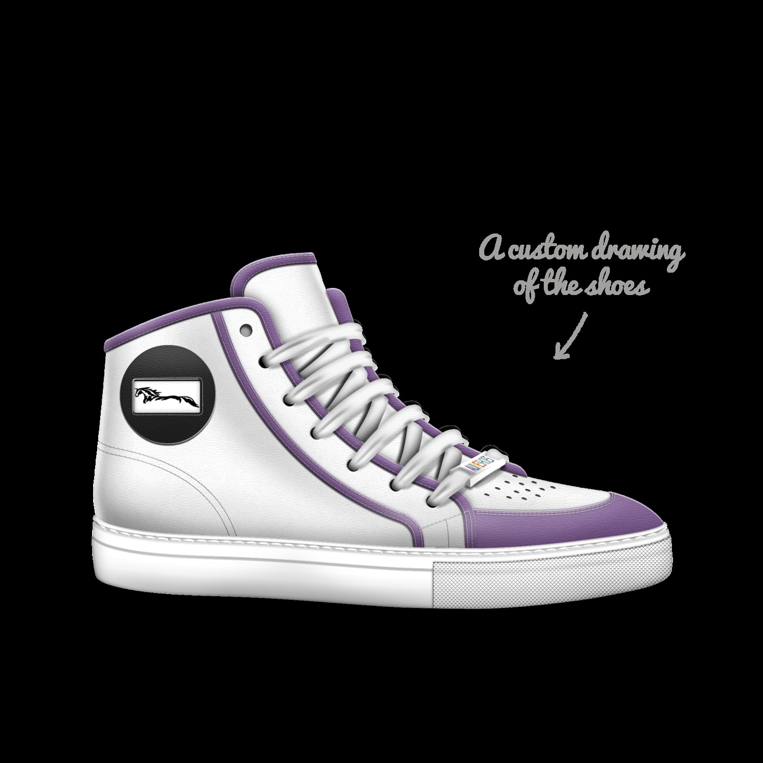 black horse | A Custom Shoe concept by Tebogo Makoala