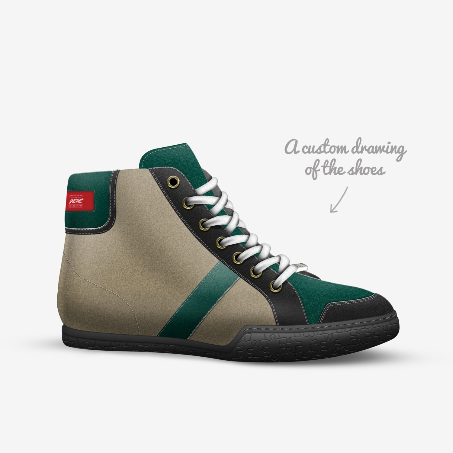 JOSUÉ custom made in Italy shoes by Josh Webb | Sketch view