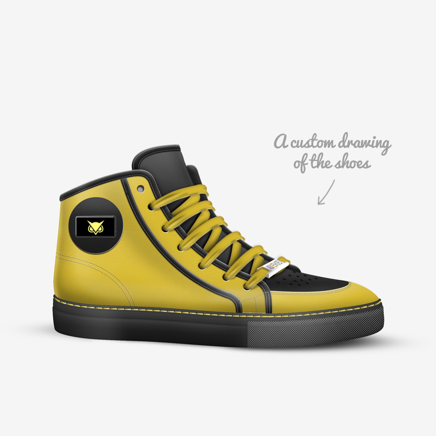 VanossGaming's custom made in Italy shoes by Kurt Decker Kurt | Sketch view