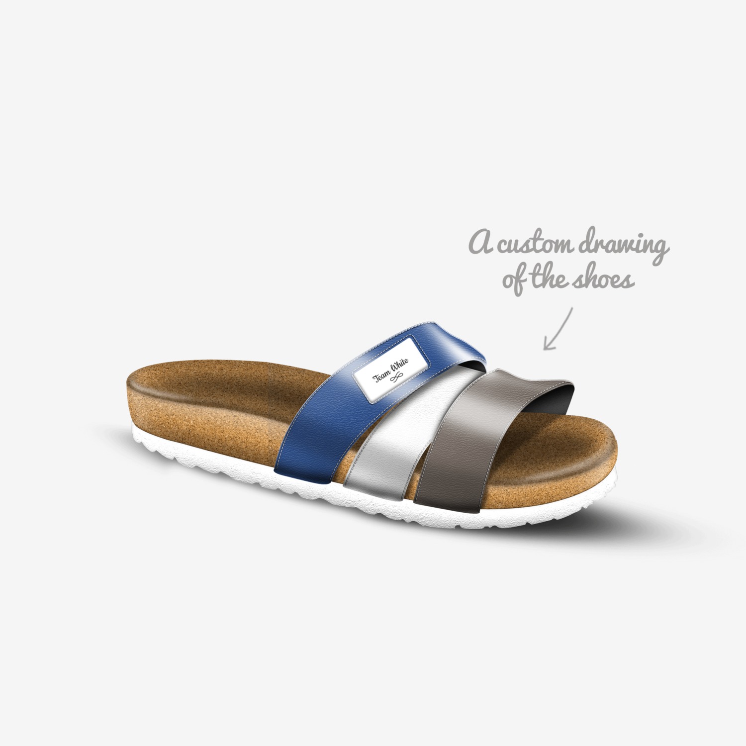 TEAM WHITE  custom made in Italy shoes by Michael White Jr | Sketch view