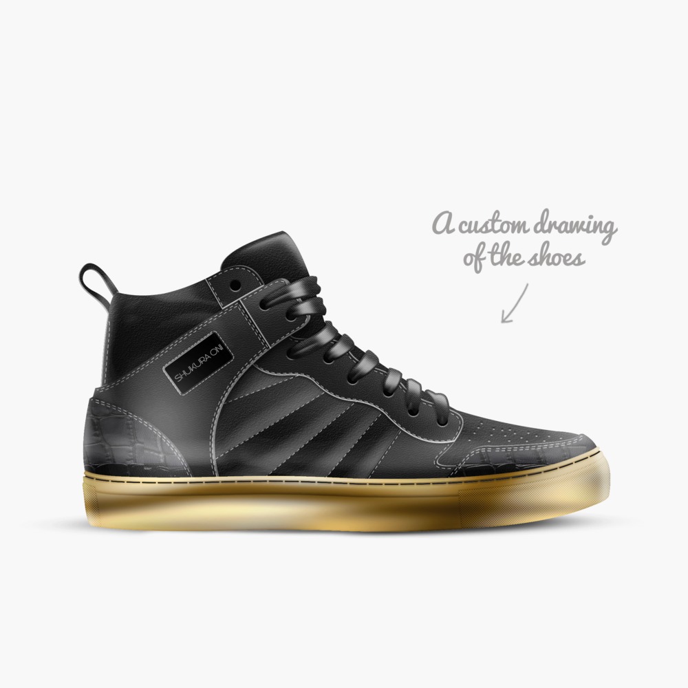 Royal Gold artisan made in Italy shoes by Shukura Oni