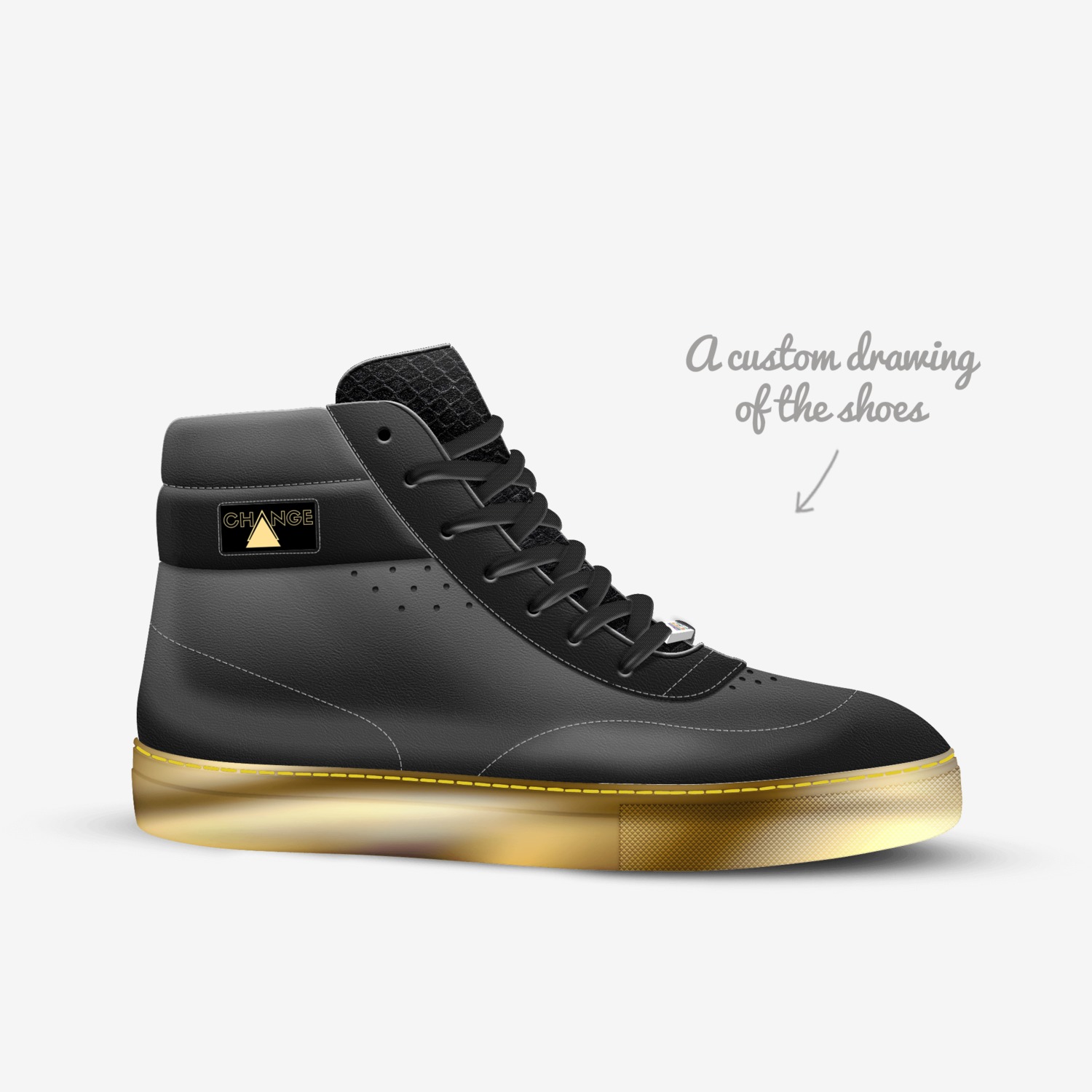 GrammyGold | A Custom Shoe concept by Saul Paul