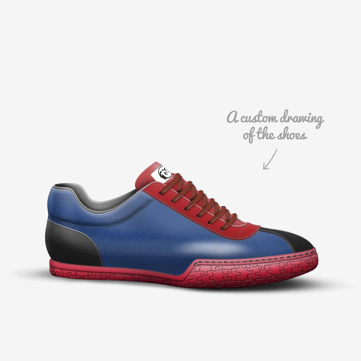 CR8TIVEMINDED2 custom made in Italy shoes by Kevin Tillett | Sketch view