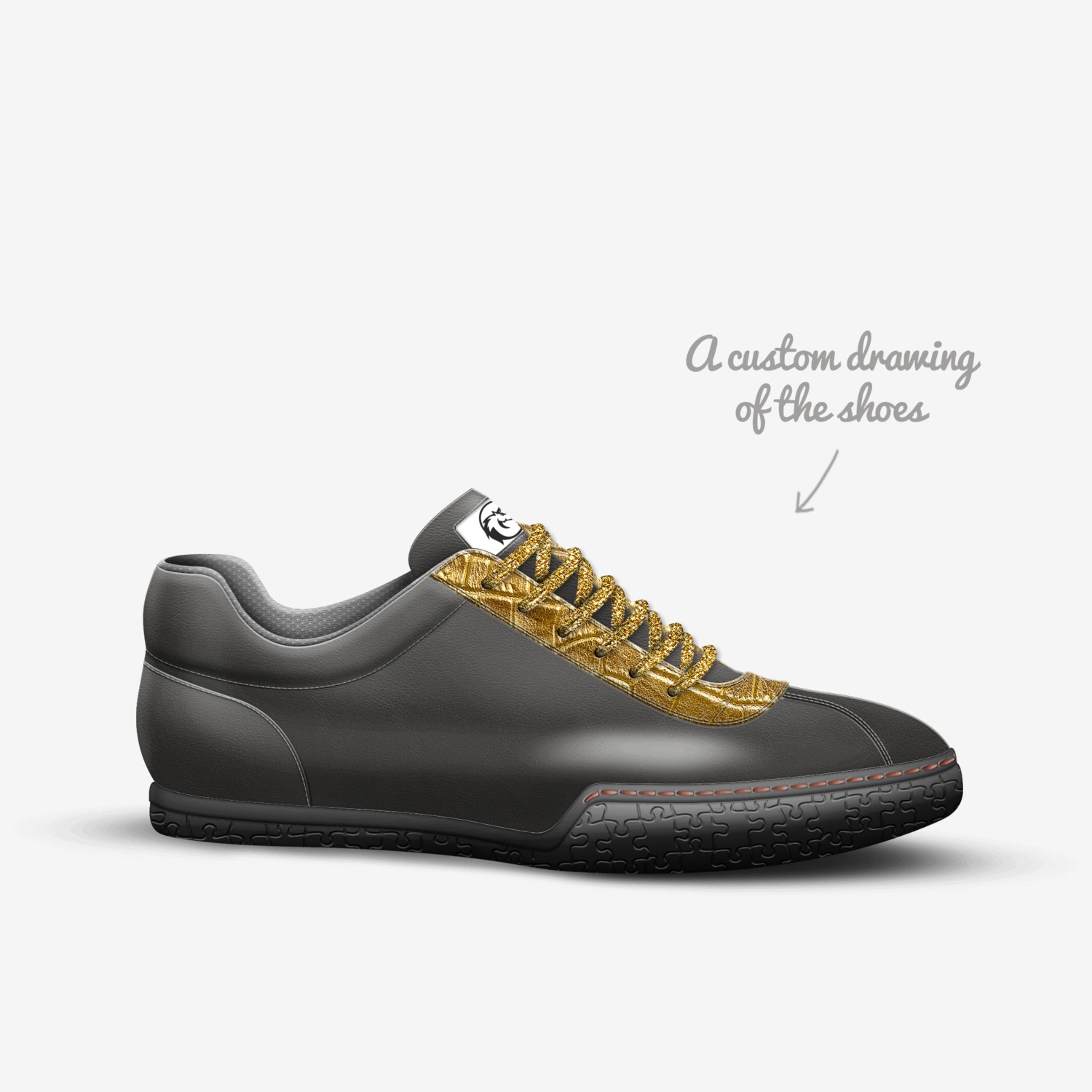 CR8TIVE custom made in Italy shoes by Kevin Tillett | Sketch view