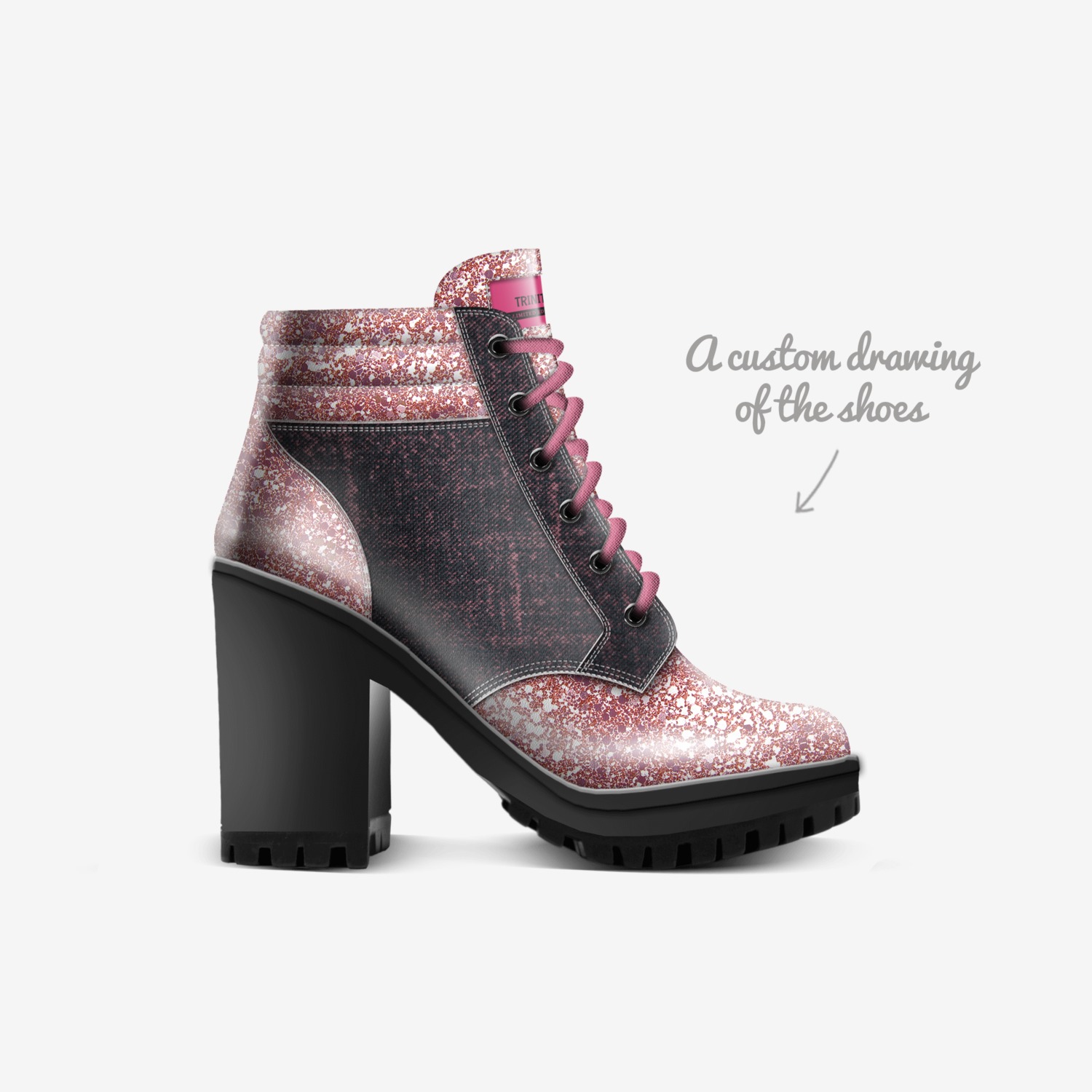 TRINITIy custom made in Italy shoes by Horace Graham | Sketch view