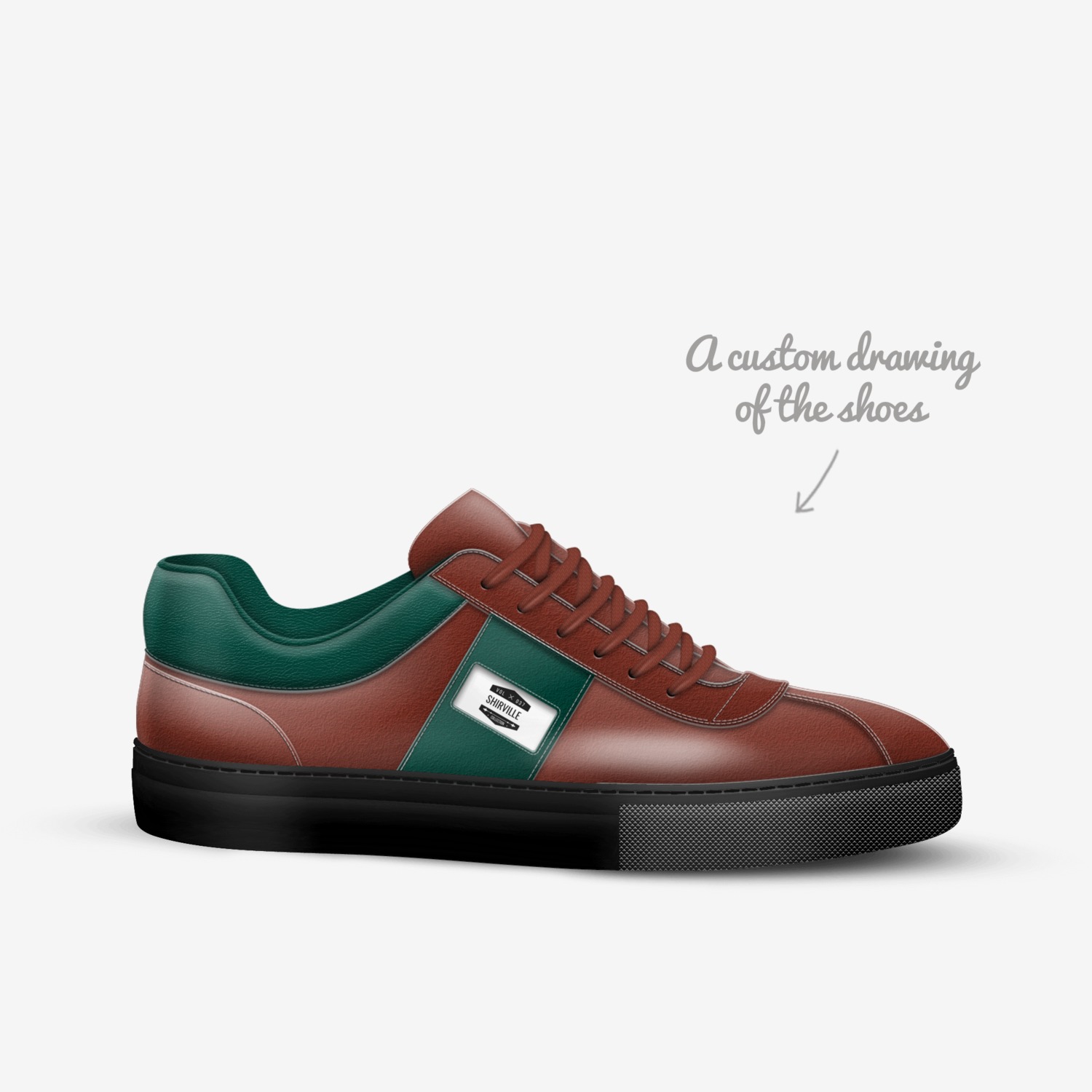 SHIRVILLE  custom made in Italy shoes by Shirville Jarvis | Sketch view