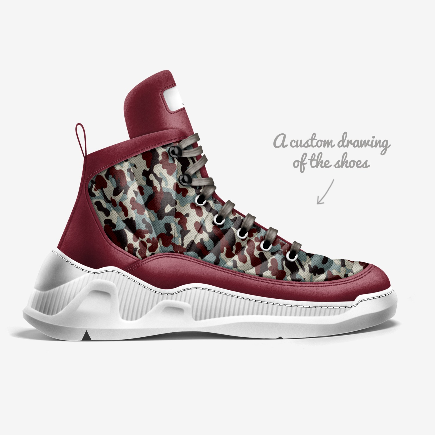 VCLC  custom made in Italy shoes by Tedmund Hall | Sketch view