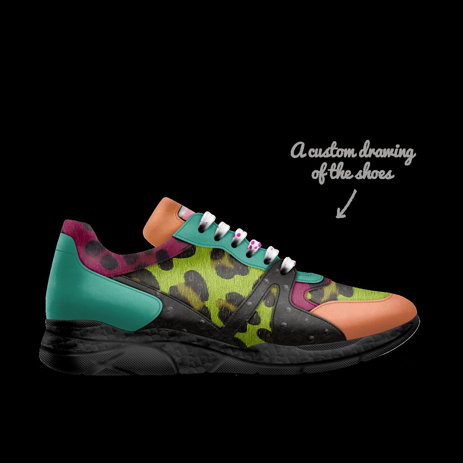 Custom shop weed shoes