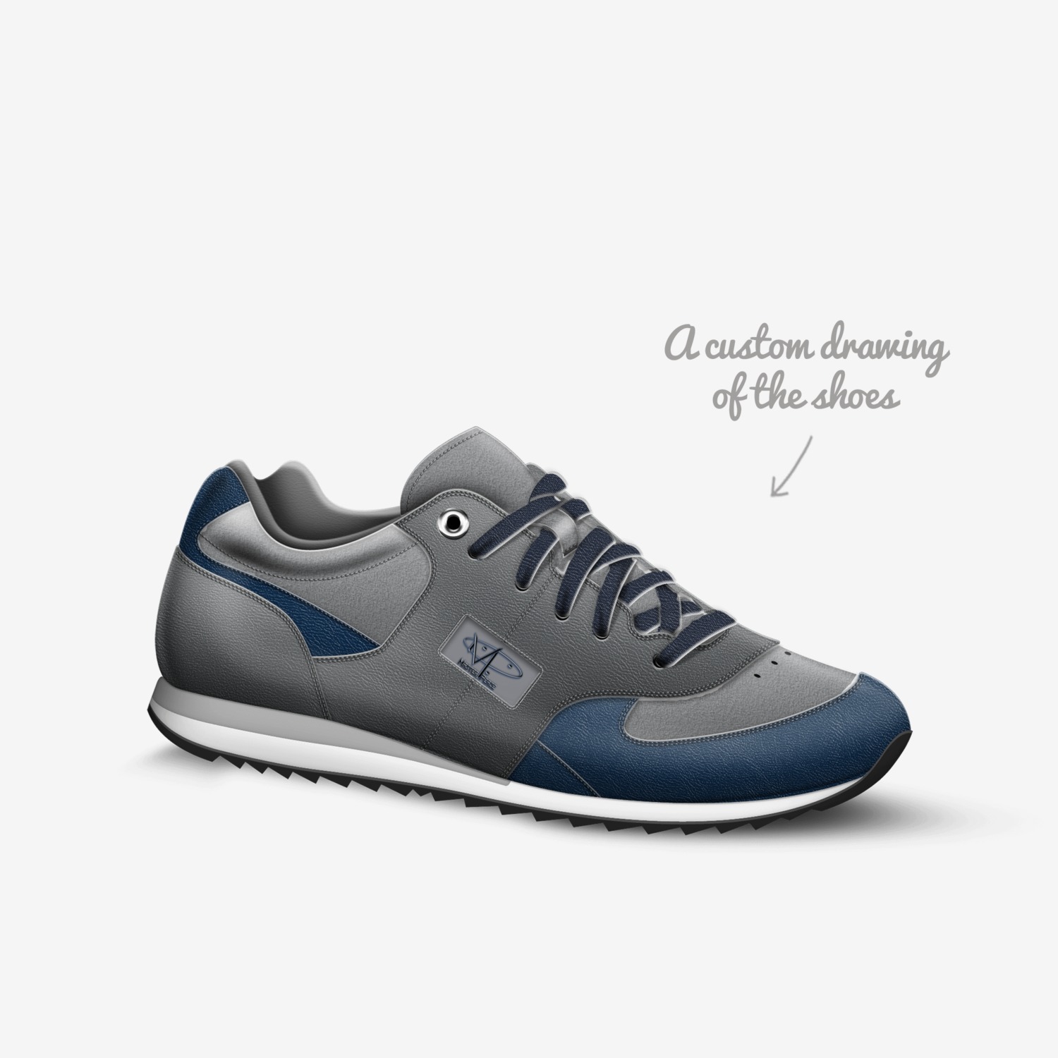 MVP's  VAN,  NO- S custom made in Italy shoes by Michael Porter | Sketch view