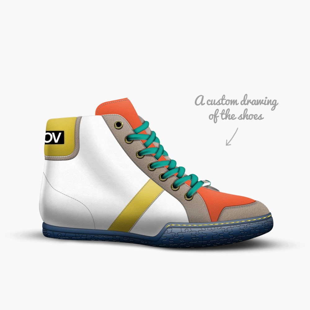 OLGA VIOTTI OV limited edition shoe OLGA VIOTTI OV artisan made in Italy shoes by Olga Viotti