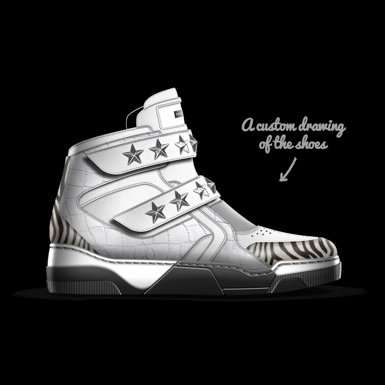 Soulja Stars A Custom Shoe concept by Deandre Way