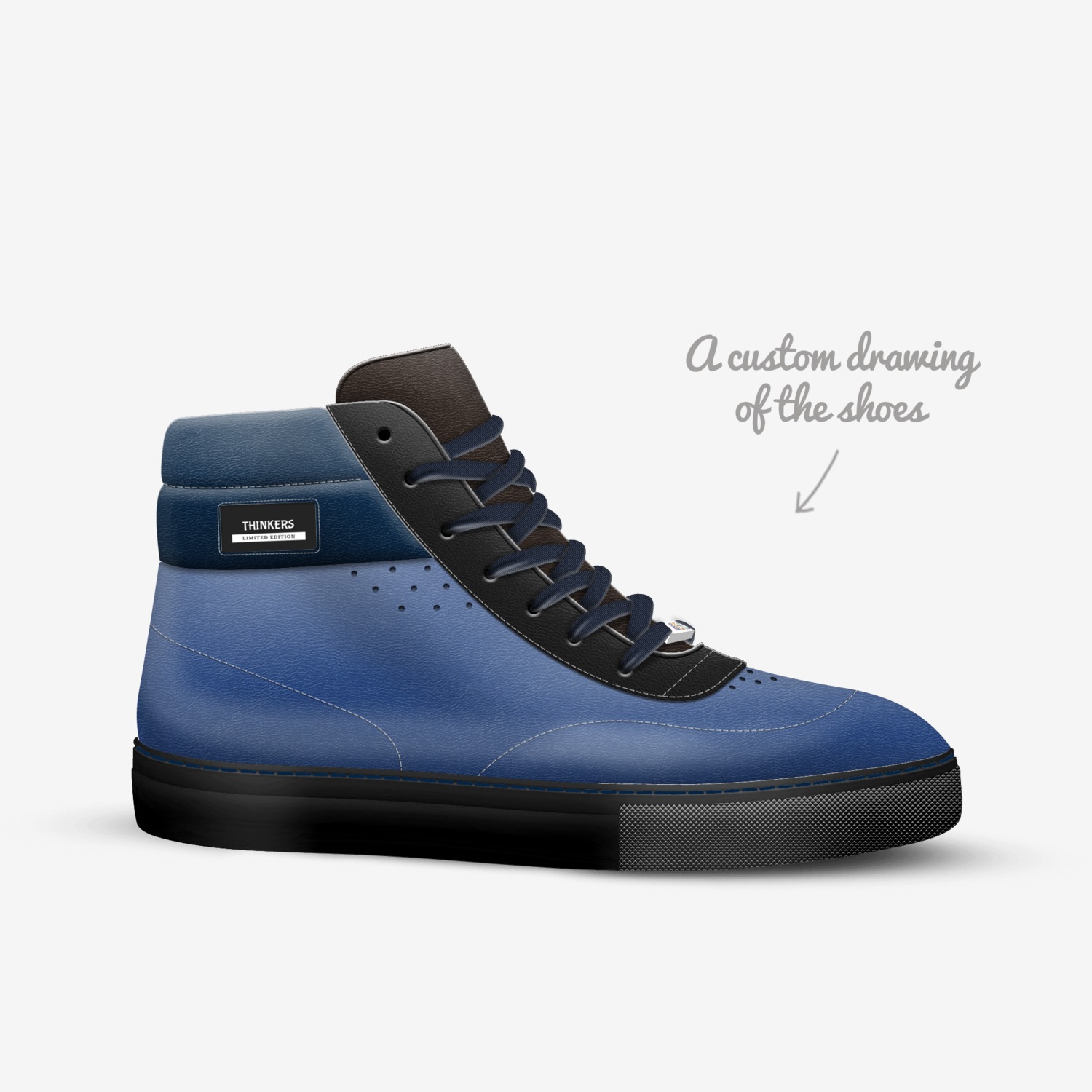 THINKERS custom made in Italy shoes by Bullhorn Gypsy First Quarter 2022 Thinkers | Sketch view