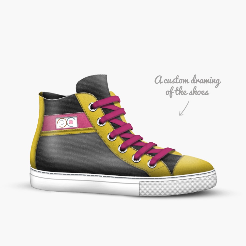 Infinite stream limited edition shoe Infinite stream artisan made in Italy shoes by Dannielle Muckler
