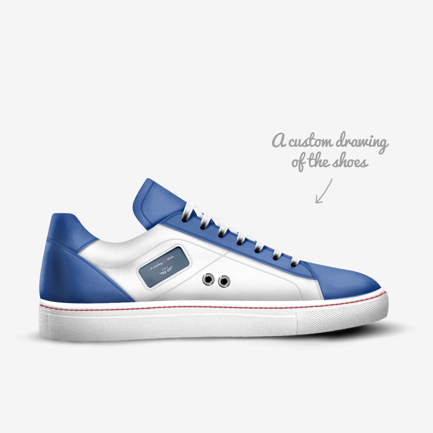 P Anthony ⭕️ Ladies custom made in Italy shoes by P Anthony Carson | Sketch view
