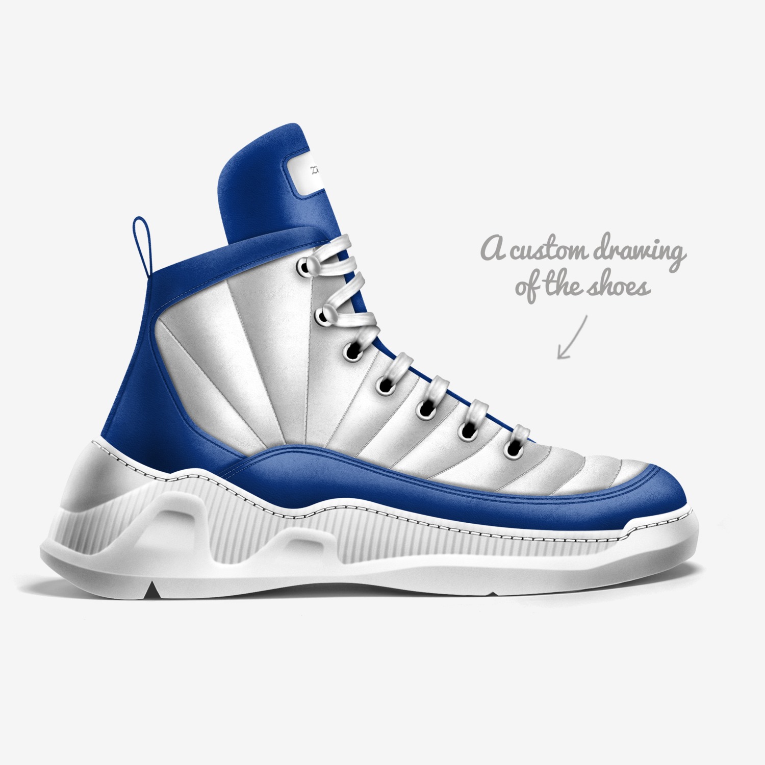 Ziavanchi custom made in Italy shoes by Shaundrea And Bobby Howell | Sketch view