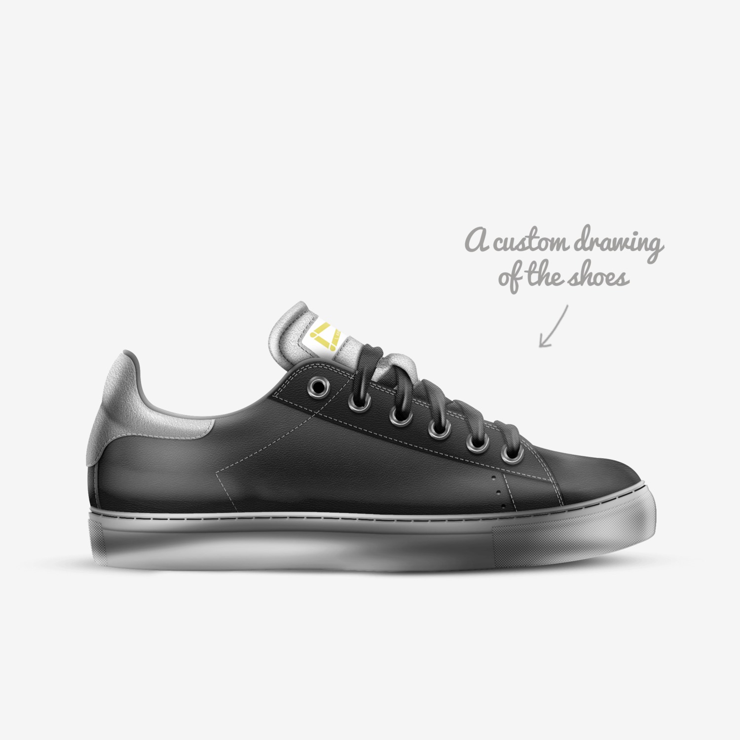 LUIS and VINS custom made in Italy shoes by Cacace | Sketch view