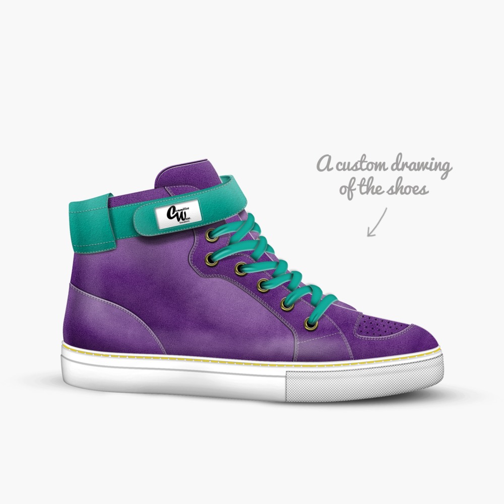 CW PURPLE CITY artisan made in Italy shoes by Terrence Ford