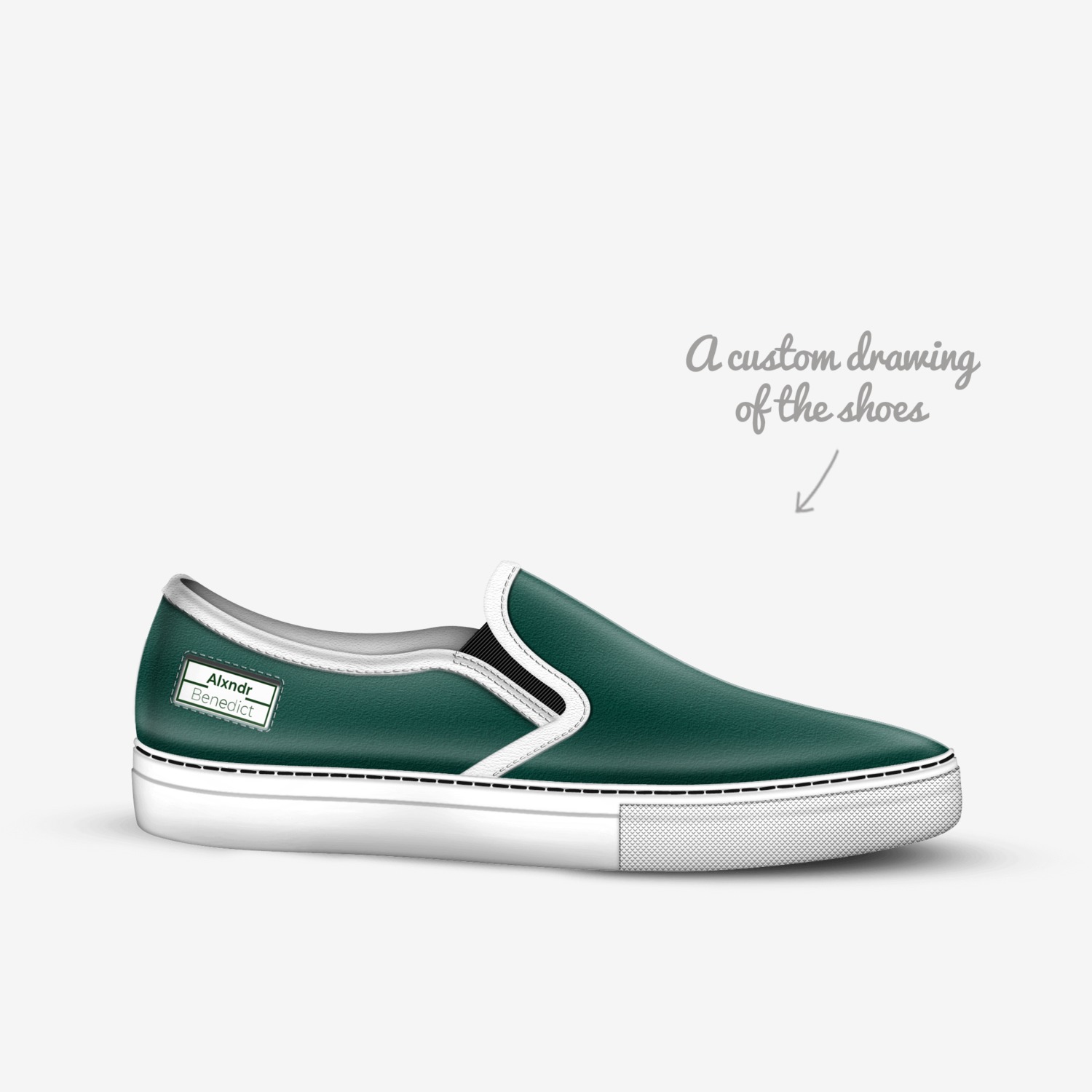 E.P.Y.H.S. custom made in Italy shoes by Alexander Peters | Sketch view