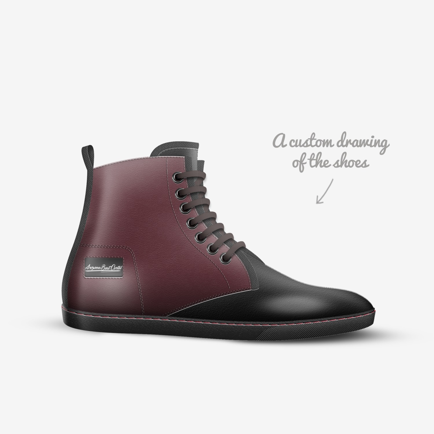 Sicario  custom made in Italy shoes by Gore Juss | Sketch view