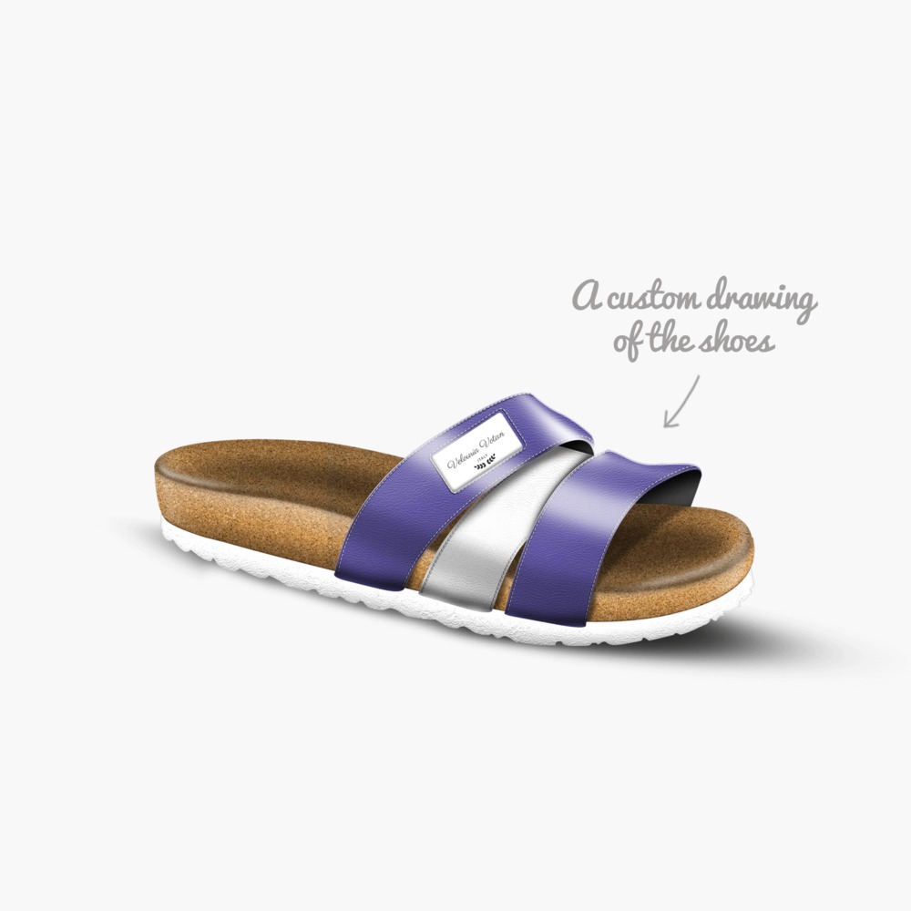 Velouria Votan limited edition shoe Velouria Votan artisan made in Italy shoes by Latina Davis
