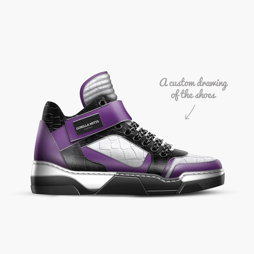 GORILLA MITTS limited edition shoe GORILLA MITTS artisan made in Italy shoes by Jeff Waldon