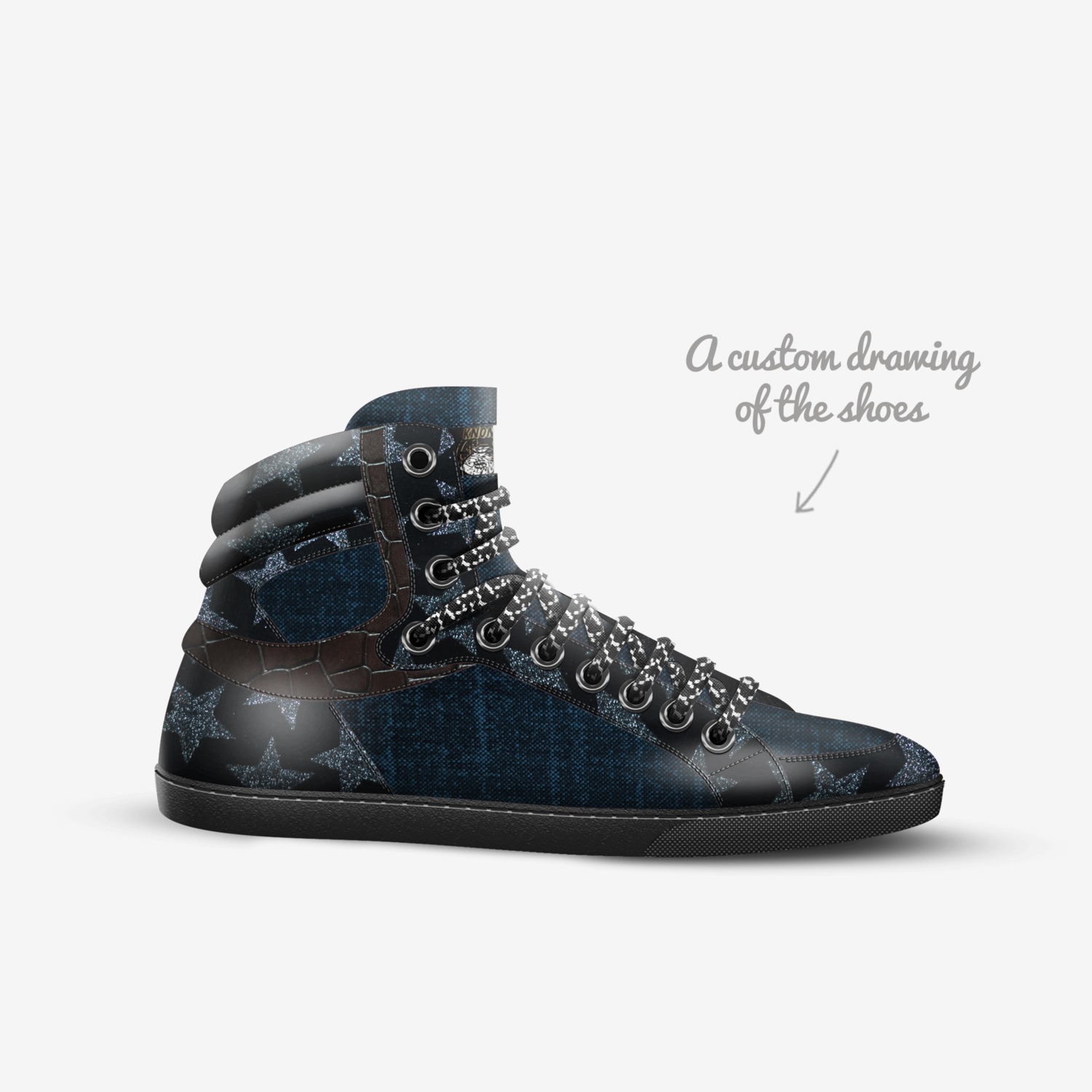 Knone fa lee  custom made in Italy shoes by Knone Fa Lee | Sketch view