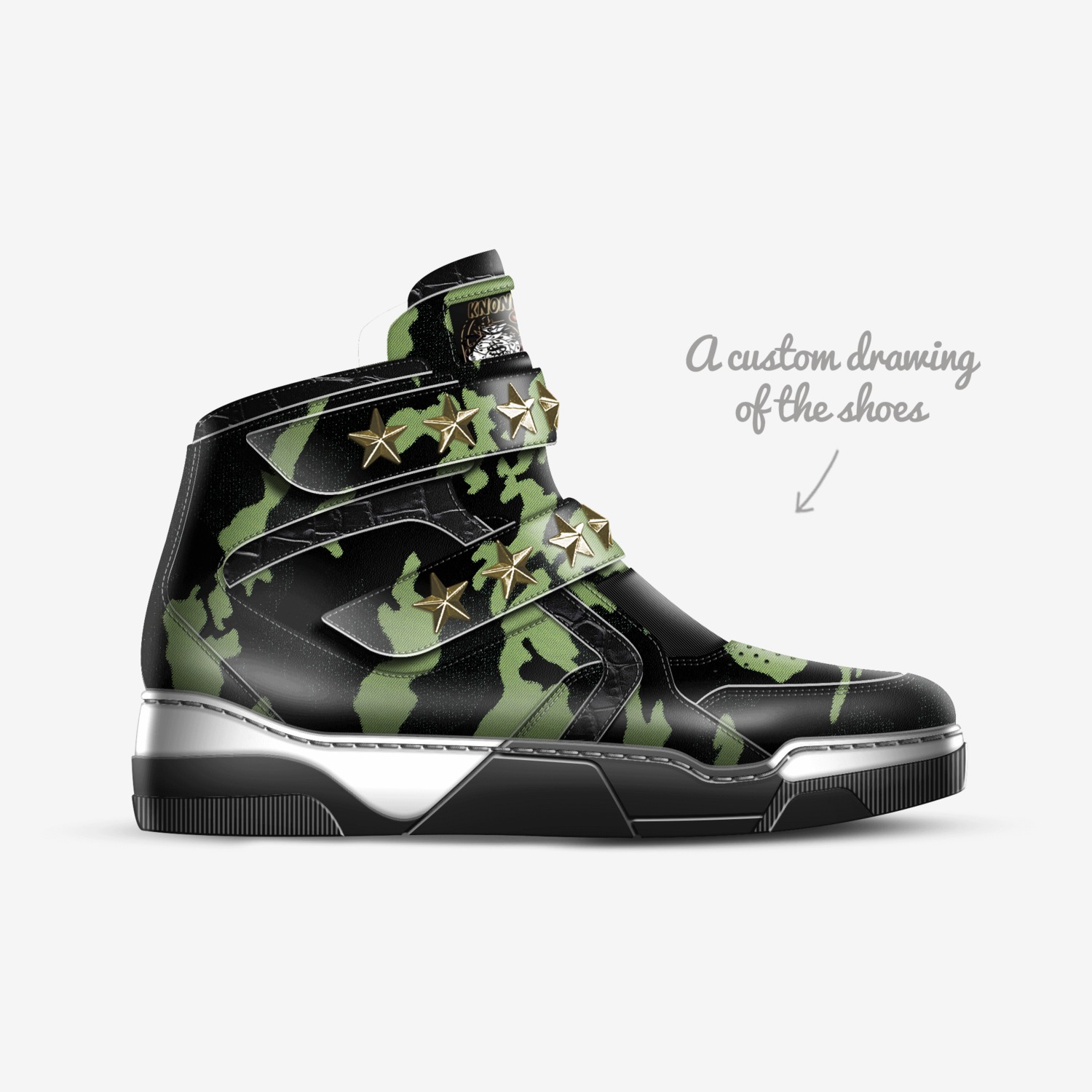 Knone fa lee  custom made in Italy shoes by Knone Fa Lee | Sketch view