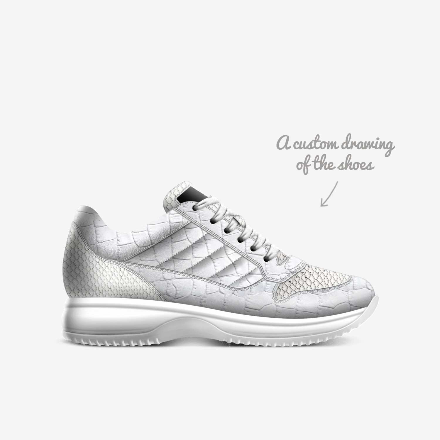 K3NICHI 0003 custom made in Italy shoes by Tone J | Sketch view